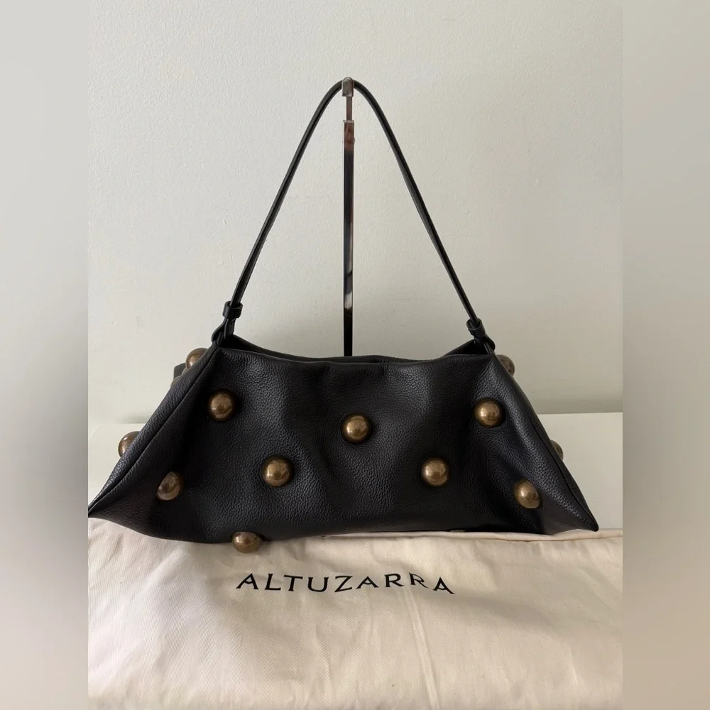 Altuzarra Black Bag with Bronze Accents - Picture 2 of 12